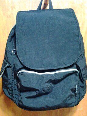 Kipling Black Nylon City Backpack